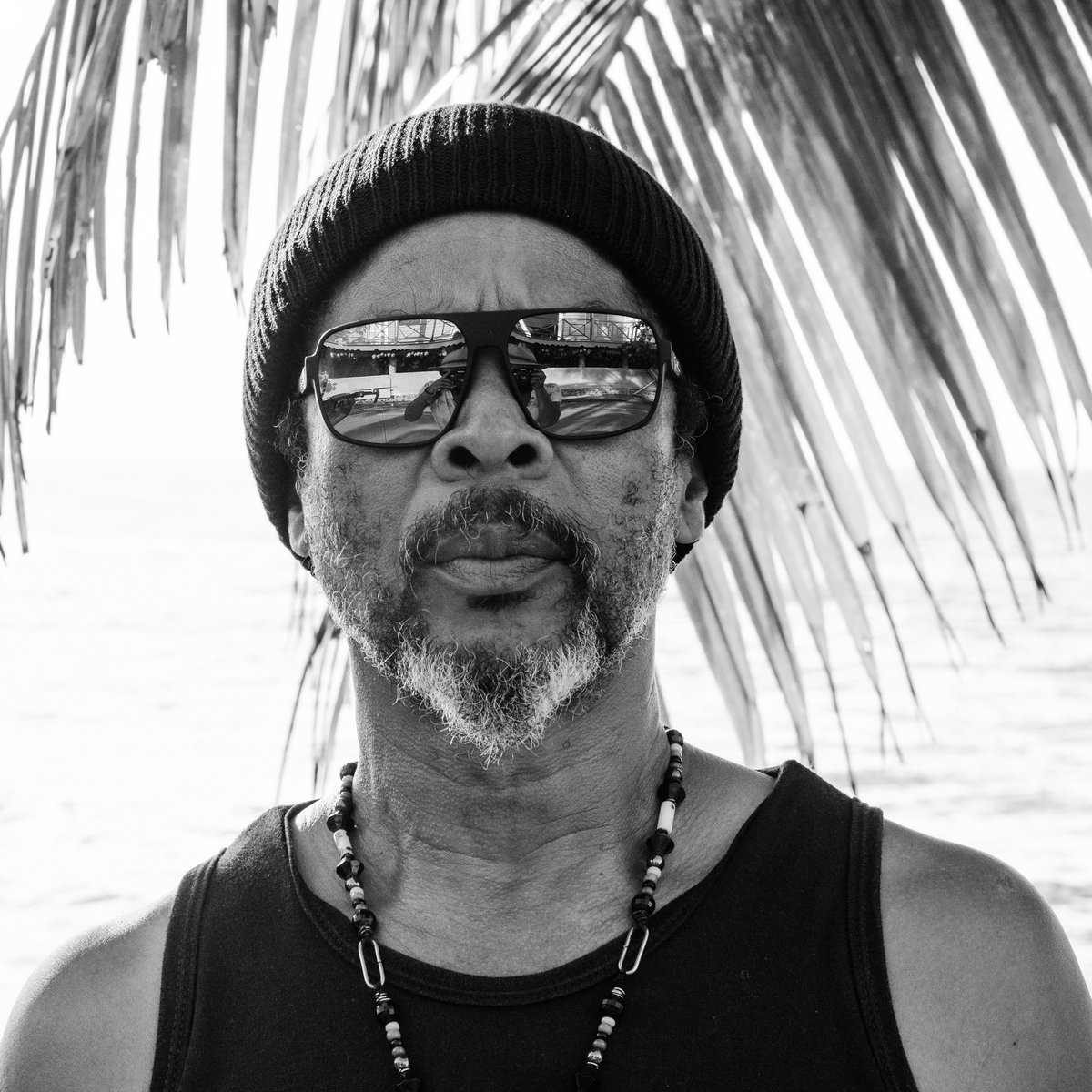 Job Saas, Musician and Leader of a Reggae band The Rebels, Radio Presenter and Farmer in San Andres.